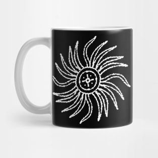 graphite thread sun Mug